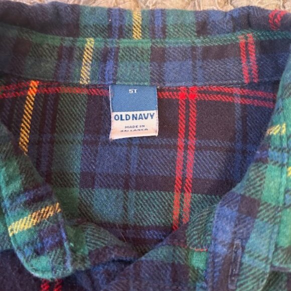 Lot of Five Flannel Shirts for Toddler - 5T - Picture 4 of 9